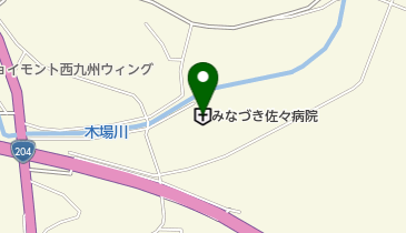 佐々病院の地図画像