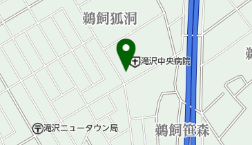 滝沢中央病院の地図画像