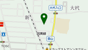 幡病院の地図画像