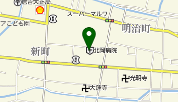 北岡病院の地図画像