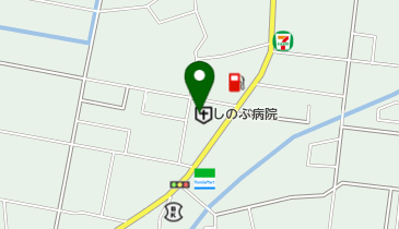 しのぶ病院の地図画像