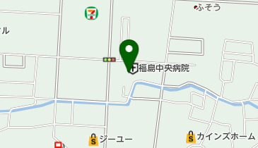 福島中央病院の地図画像