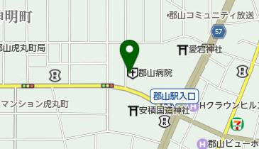 郡山病院の地図画像