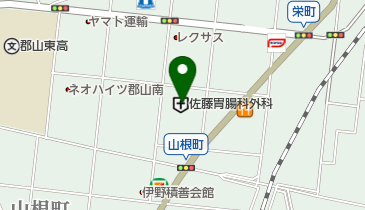 佐藤胃腸科外科病院の地図画像