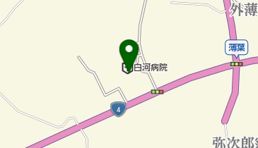 白河病院の地図画像