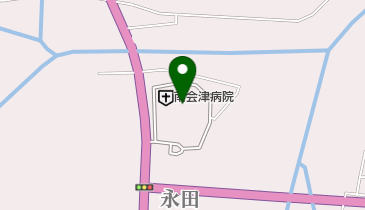 福島県立南会津病院の地図画像