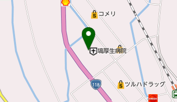 塙厚生病院の地図画像