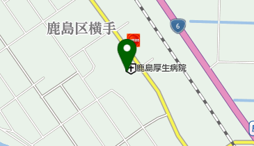 鹿島厚生病院の地図画像