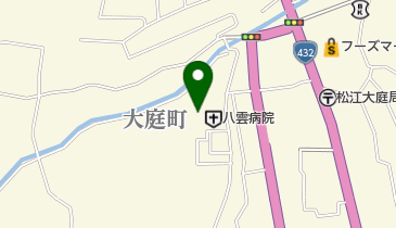 八雲病院の地図画像