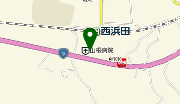 山根病院の地図画像