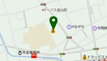 出雲市民病院の地図画像