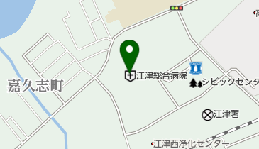 島根県済生会江津総合病院の地図画像