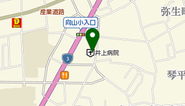 整形外科井上病院の地図画像