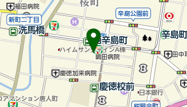 嶋田病院の地図画像