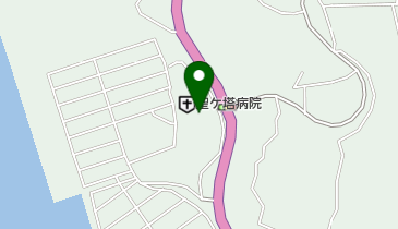 聖ケ塔病院の地図画像