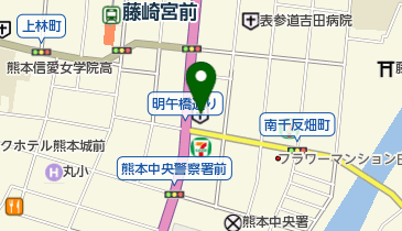 田上心臓リハビリテーション病院の地図画像