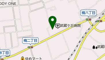 武蔵ケ丘病院の地図画像