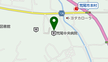 荒尾中央病院の地図画像