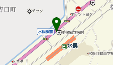 水俣協立病院の地図画像