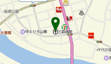 三森循環器科・呼吸器科病院の地図画像
