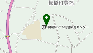 熊本県こども総合療育センターの地図画像