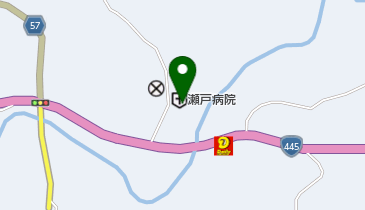 瀬戸病院の地図画像