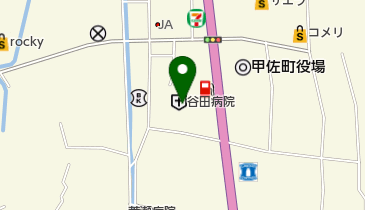 谷田病院の地図画像