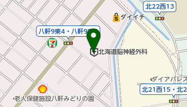 北海道脳神経外科記念病院の地図画像
