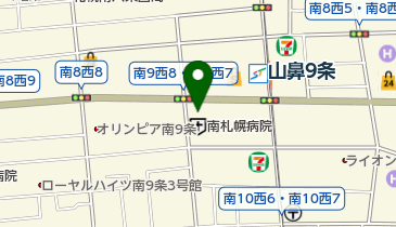南札幌病院の地図画像