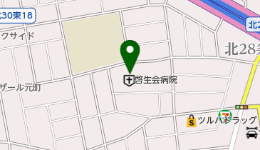 啓生会病院の地図画像