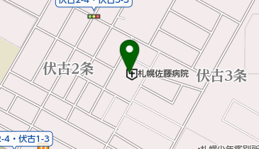 札幌佐藤病院の地図画像