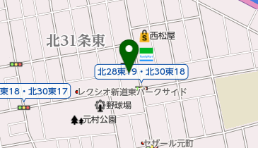 札幌東和病院の地図画像