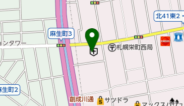 北海道泌尿器科記念病院の地図画像