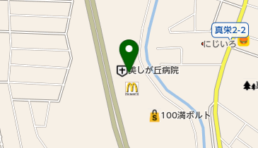 美しが丘病院の地図画像