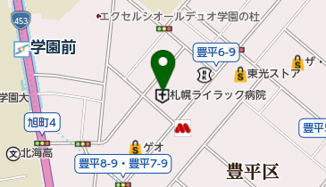 札幌ライラック病院の地図画像