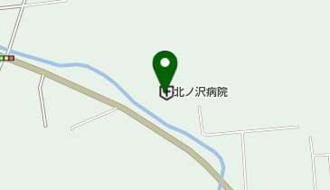 北ノ沢病院の地図画像