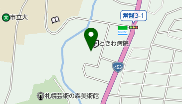 ときわ病院の地図画像