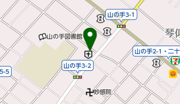 西さっぽろ病院の地図画像