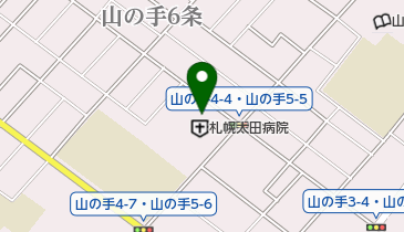 札幌太田病院の地図画像