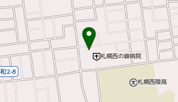 札幌西の峰病院の地図画像