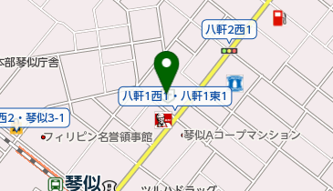 イムス札幌消化器中央総合病院の地図画像