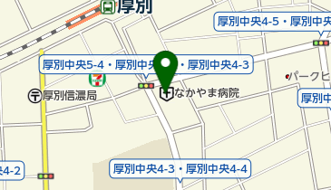 肛門科なかやま病院の地図画像
