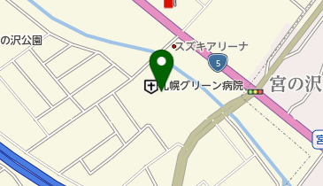 札幌グリーン病院の地図画像