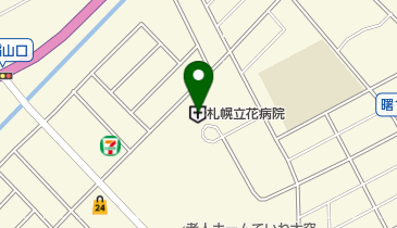 札幌立花病院の地図画像