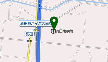 有田南病院の地図画像