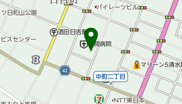 本間病院の地図画像