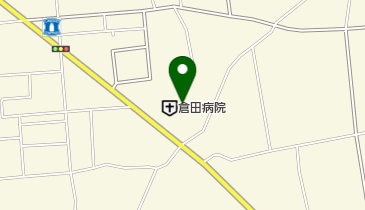 倉田病院の地図画像