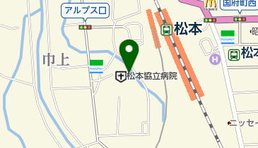 松本協立病院の地図画像