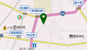 轟病院の地図画像