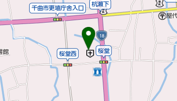 千曲中央病院の地図画像